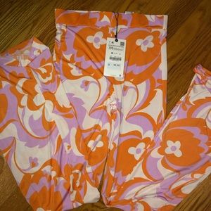 Zara groovy high rise flare stretchy pants